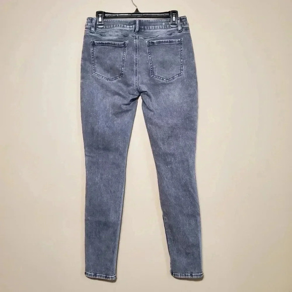 Cabi High Skinny Women's size 6 Distressed Gray Jeans Charcoal Denim Pants Slim - Picture 4 of 7